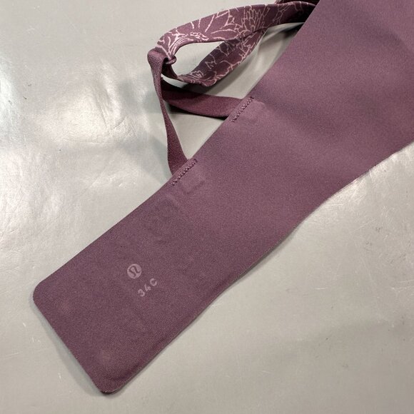 Lululemon Athletica Take Shape Sports Bra Floral Wireless Adjustable Stretch - Picture 9 of 14